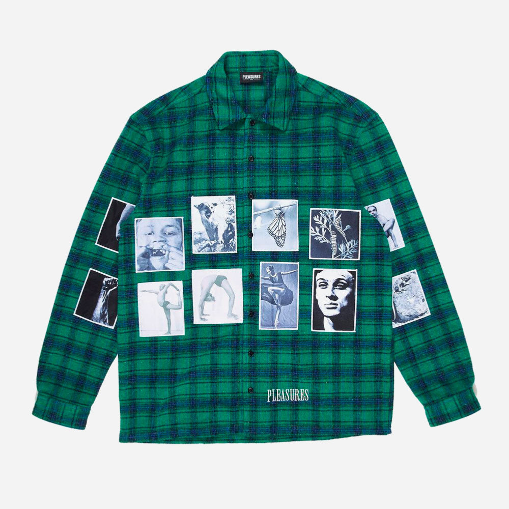 PLEASURES - VODKA FLANNEL - Green