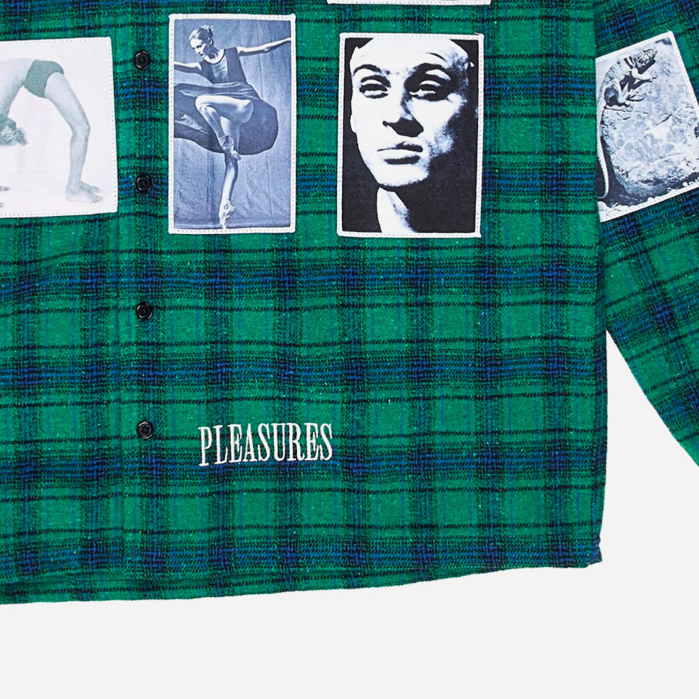 PLEASURES - VODKA FLANNEL - Green