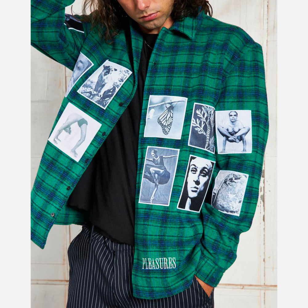 PLEASURES - VODKA FLANNEL - Green