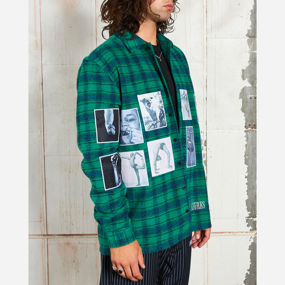 PLEASURES - VODKA FLANNEL - Green