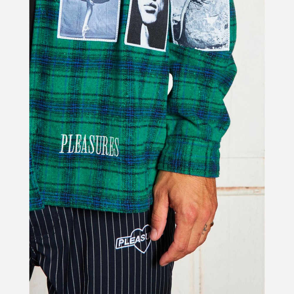 PLEASURES - VODKA FLANNEL - Green