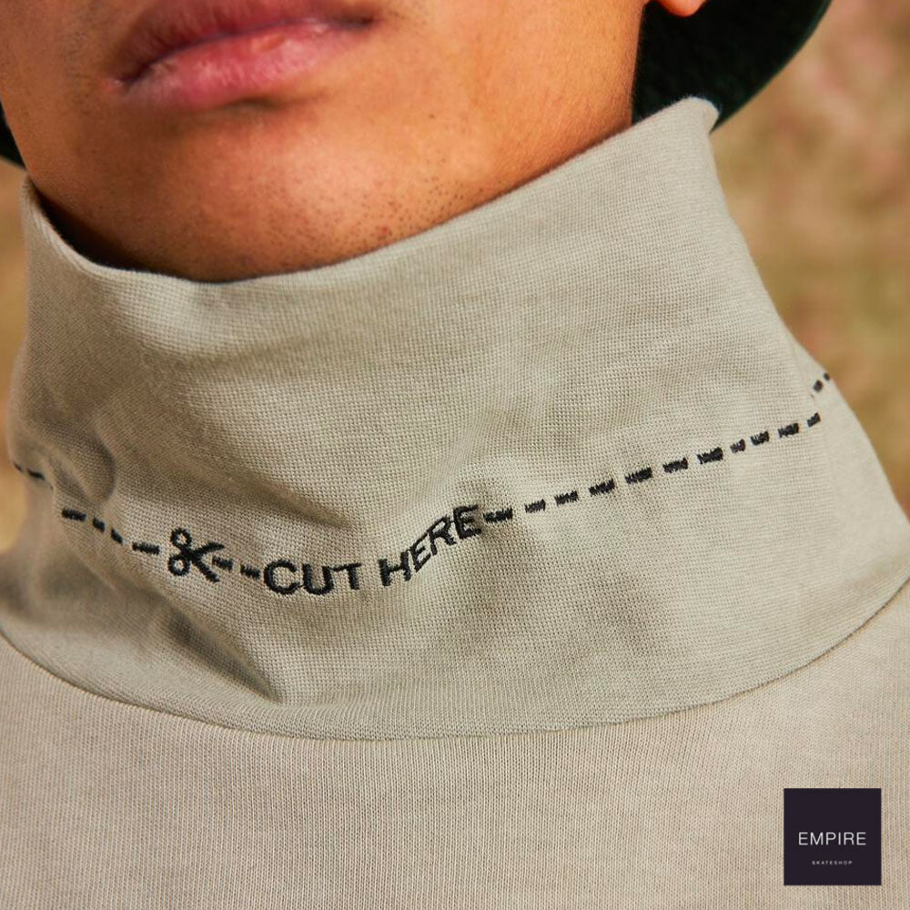 PLEASURES CUT HERE TURTLENECK SAND