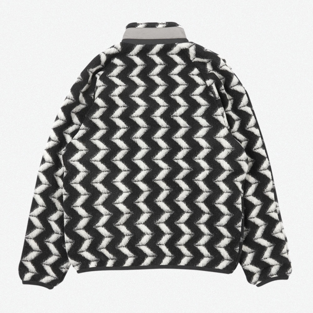 PLEASURES - DRIFTER FUZZY JACKET - BLACK
