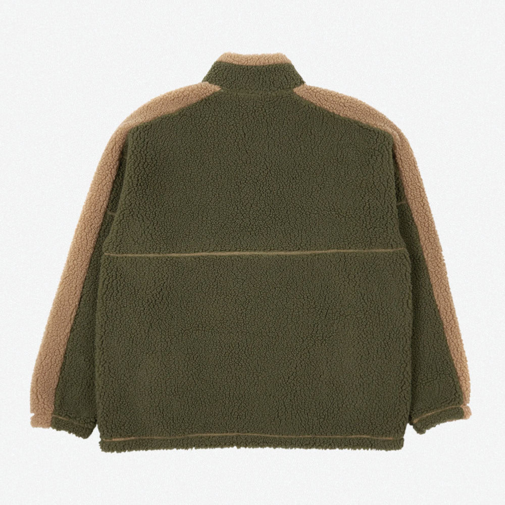 PLEASURES - REWIND QUARTER ZIP - GREEN