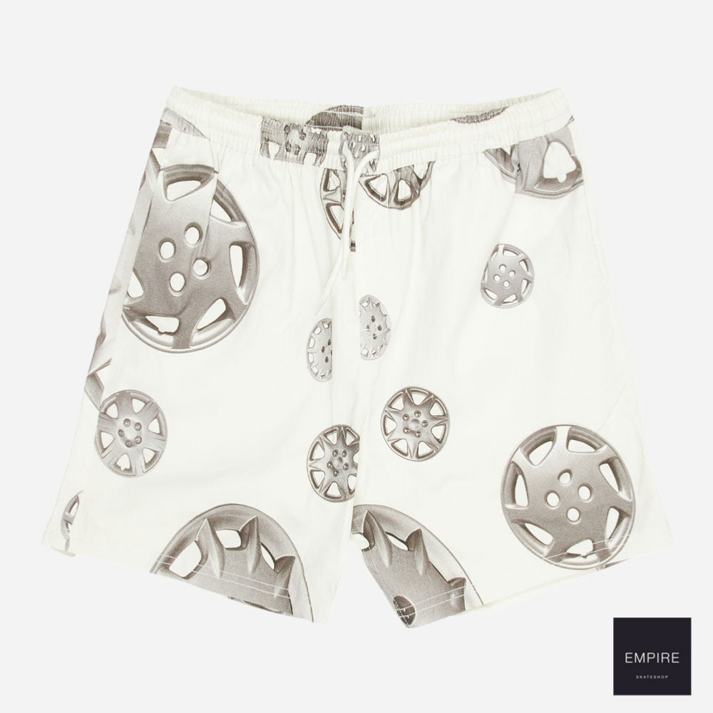 PLEASURES ROADSIDE TWILL SHORTS - White