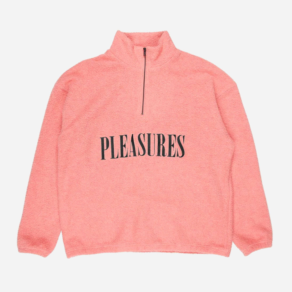 PLEASURES - SEARCHING QUARTER ZIP - Peach