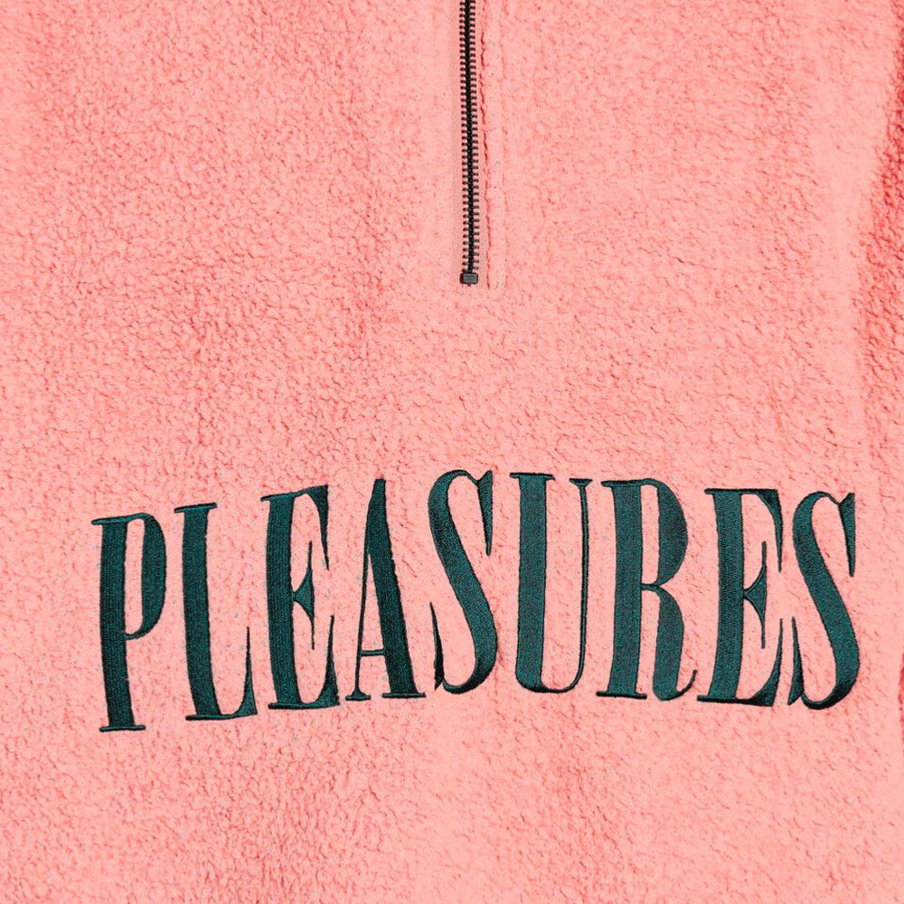 PLEASURES - SEARCHING QUARTER ZIP - Peach