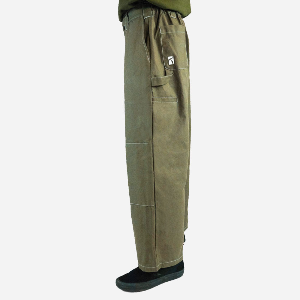 POETIC COLLECTIVE - PANTS SCULPTOR- Olive