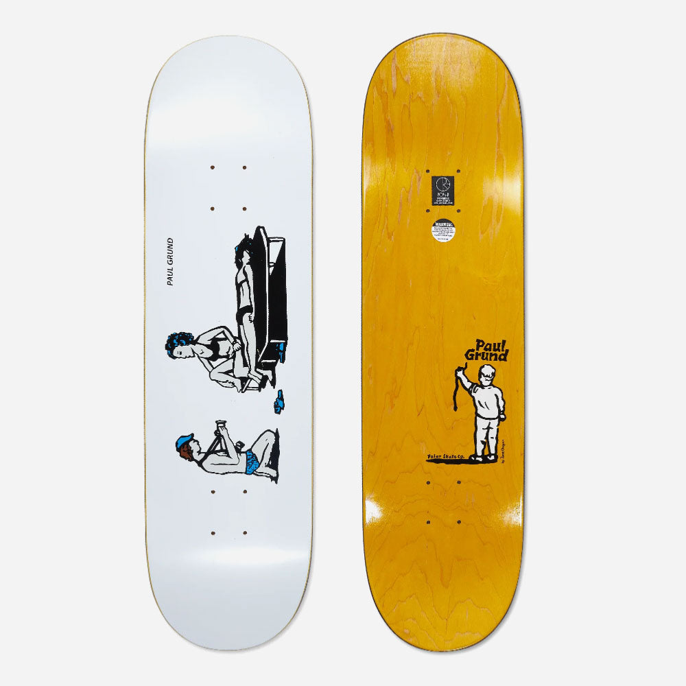 Polar Skate Co. - Paul Grund Photographer Deck - White