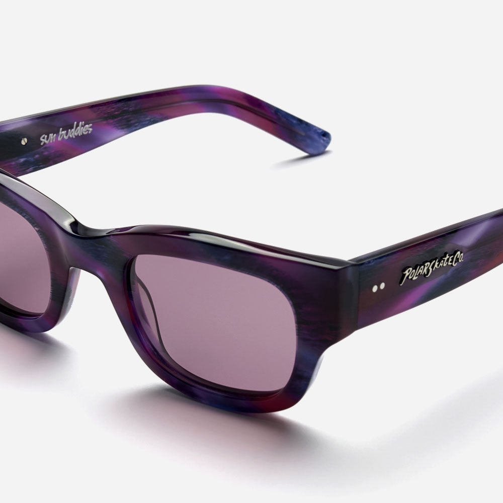 Thriller skate co. x sun buddies - lubna - purple wave
