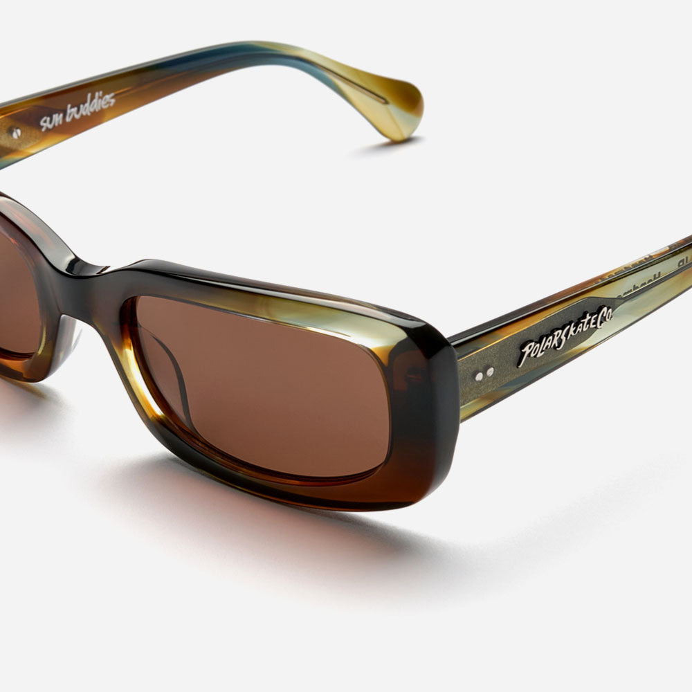 Polar Skate Co. X Sun Buddies - Junior Jr - Brown Green