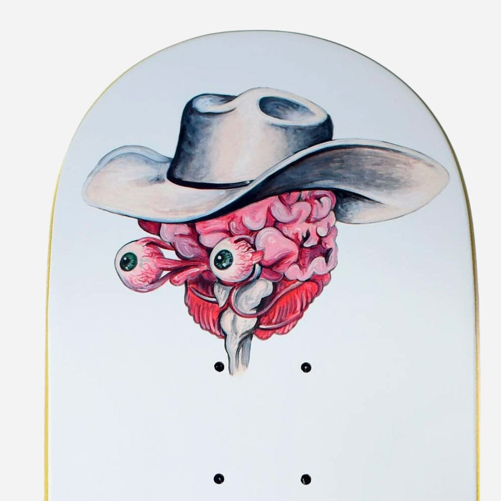 QUASI SKATEBOARDS - CROCKETT "COWBOY" DECK - White