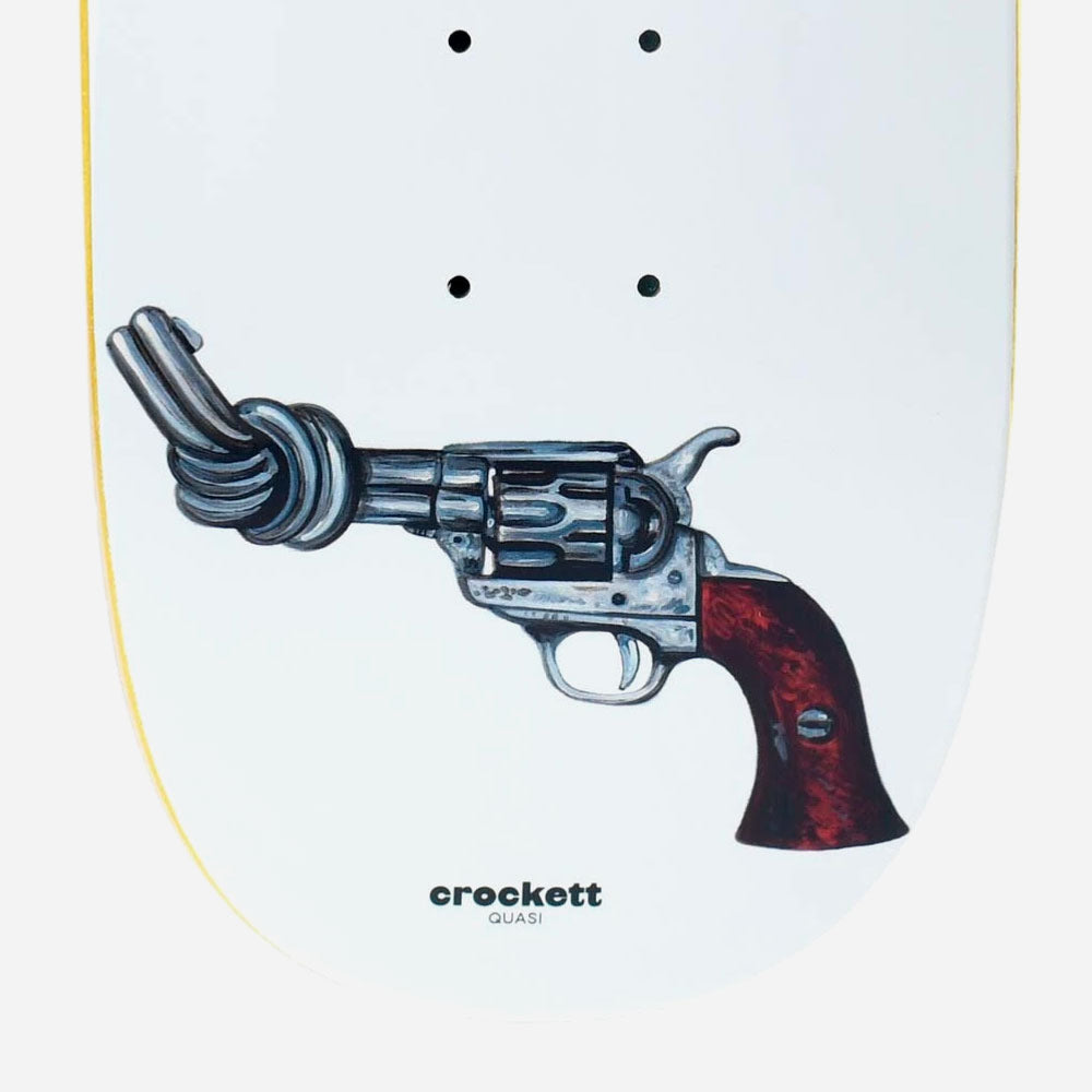 QUASI SKATEBOARDS - CROCKETT "COWBOY" DECK - White