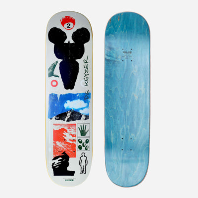 Almost skateboards - from Keyzer "Myriad" Deck - White