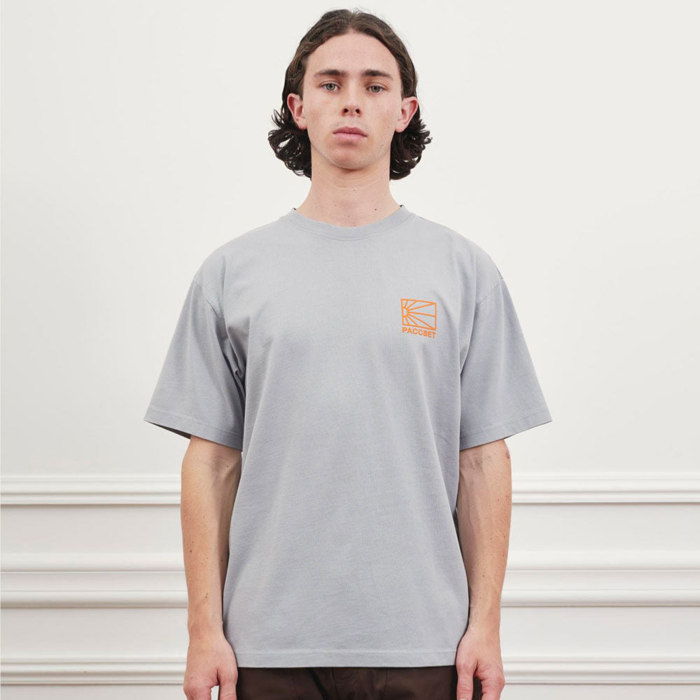 RASSVET - LOGO TEE KNIT - Blue Grey