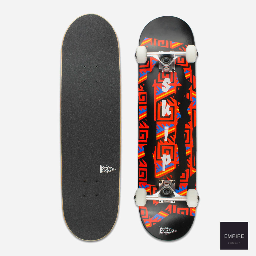 Skip skateboards - pattern Complete - Red