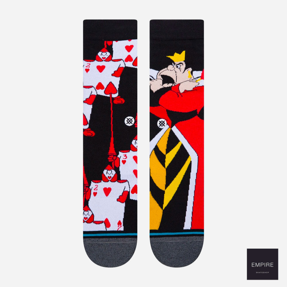 Stance x disney - off with their heads - red