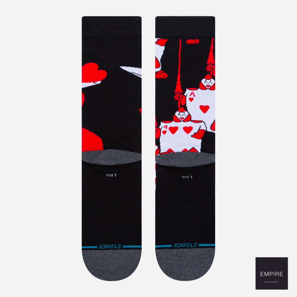 Stance x disney - off with their heads - red