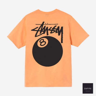 Stussy 8 Ball Tee Peach