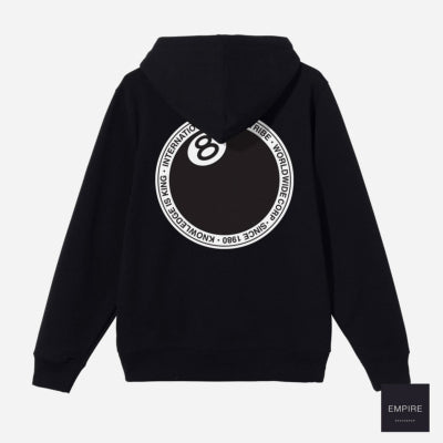 Stussy 8 Ball Dot Hood - Black