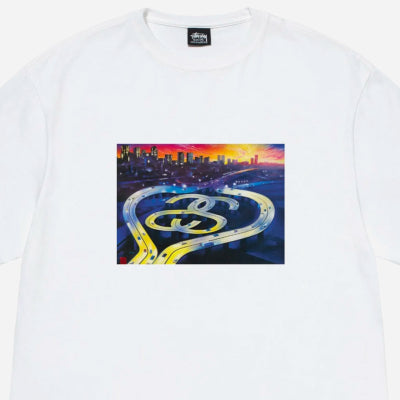 Stussy - SS Highway Tee - White