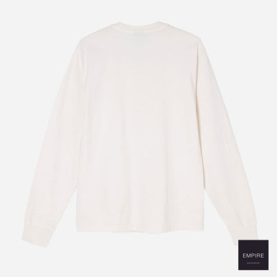 Stussy s wreath pig. DYED LS Tee Natural