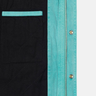 Stussy - washed canvas shop Jacket - Teal