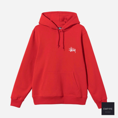Stussy Basic Stussy Hood - Red