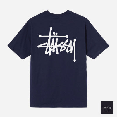 Stusssy Basic Study Tee - Navy