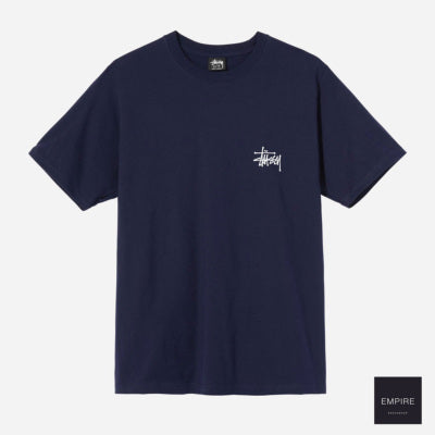 Stusssy Basic Study Tee - Navy