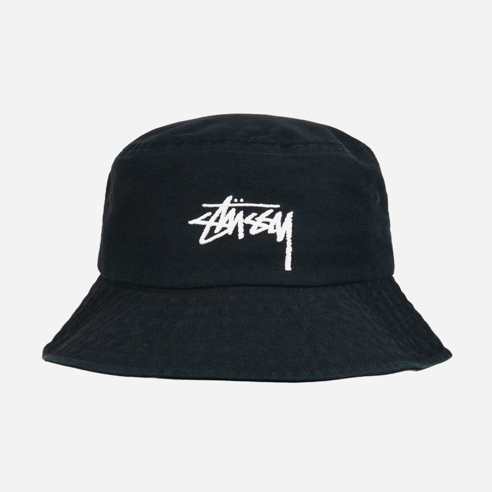 Stussy - Big Stock Bucket Hat - Black