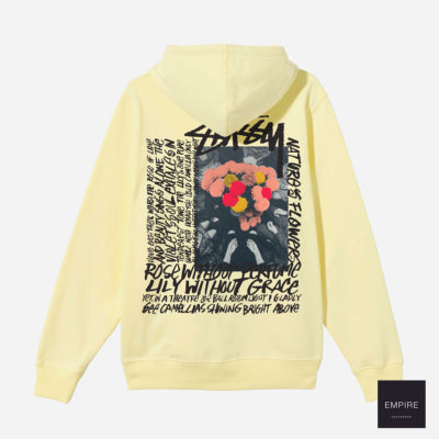 Stussy Camelias Hood Pale Yellow