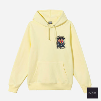 Stussy Camelias Hood Pale Yellow