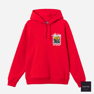 Stussy Camelias Hood Red