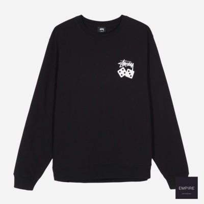 Stussy Dice Crew Black