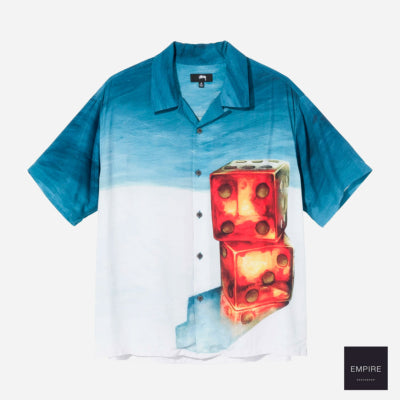 Study Dice Painting Shirt Blue