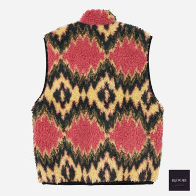 Stussy Fillmore Sherpa Vest Mustard