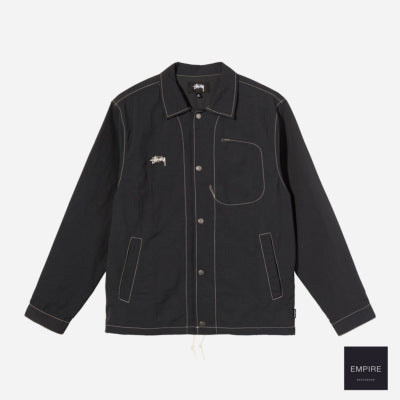 Stusssy Folsom Coach Jacket - Black