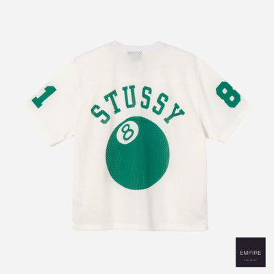 STUSSY MESH FOOTBALL JERSEY NATURAL