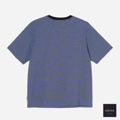 Stussy Mini Stripe Crew Black