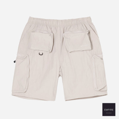 Stussy Nylon Approach Short Stone Gray