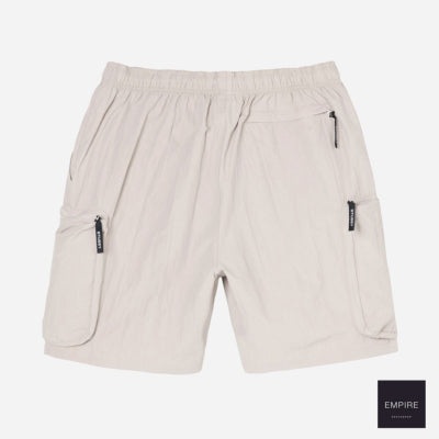 Stussy Nylon Approach Short Stone Gray