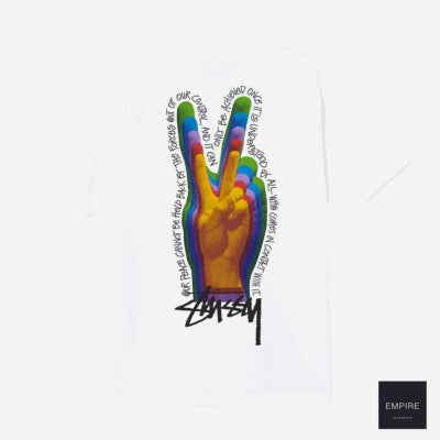 Stussy Peace Sign Tee - White