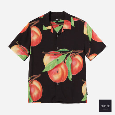 Stussy Peach Pattern Shirt - Black
