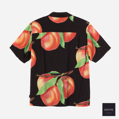 Stussy Peach Pattern Shirt - Black