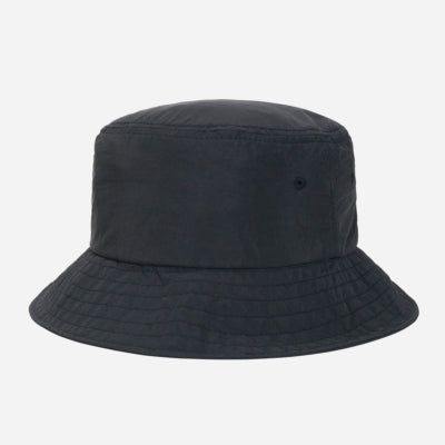Stussy - Peached Nylon Basic Bucket Hat - Black