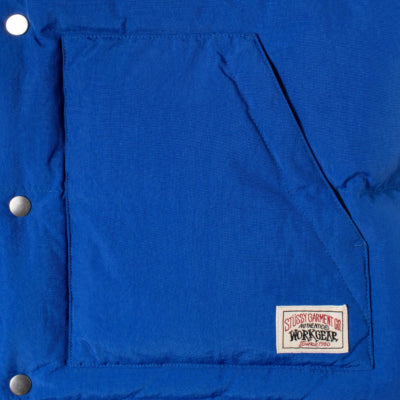 Stussy - Reversible Down Workgear Vest - Royal