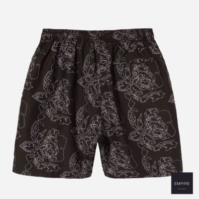 Study Roses Water Short - Black