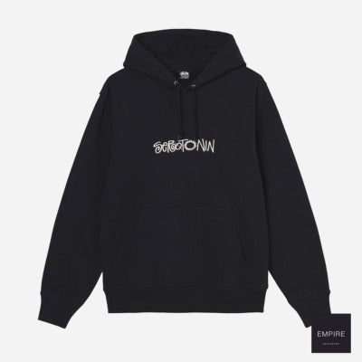 STUSSY PEROTONIN AP. Hoodie black