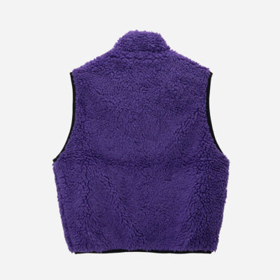 Stussy - Sherpa Vest - Purple